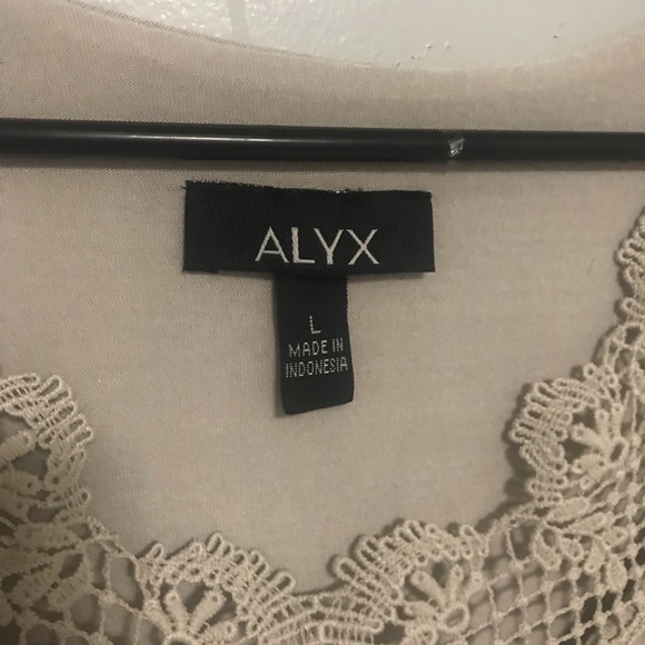 Alyx, tan shirt, overlay with tank top built in - Picture 3 of 3